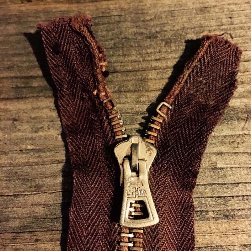 vintage zipper