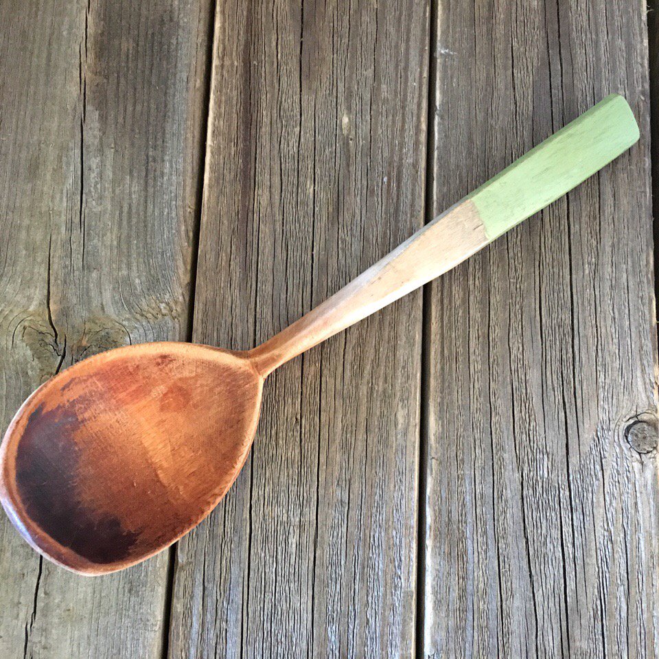 wooden ladle