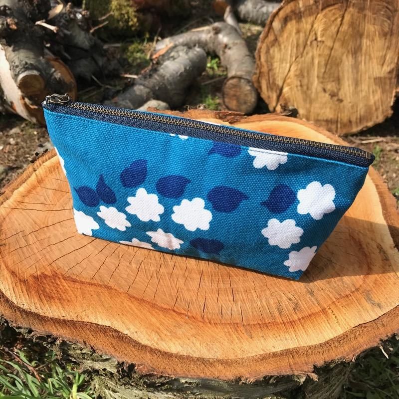 vintage fabric pouch