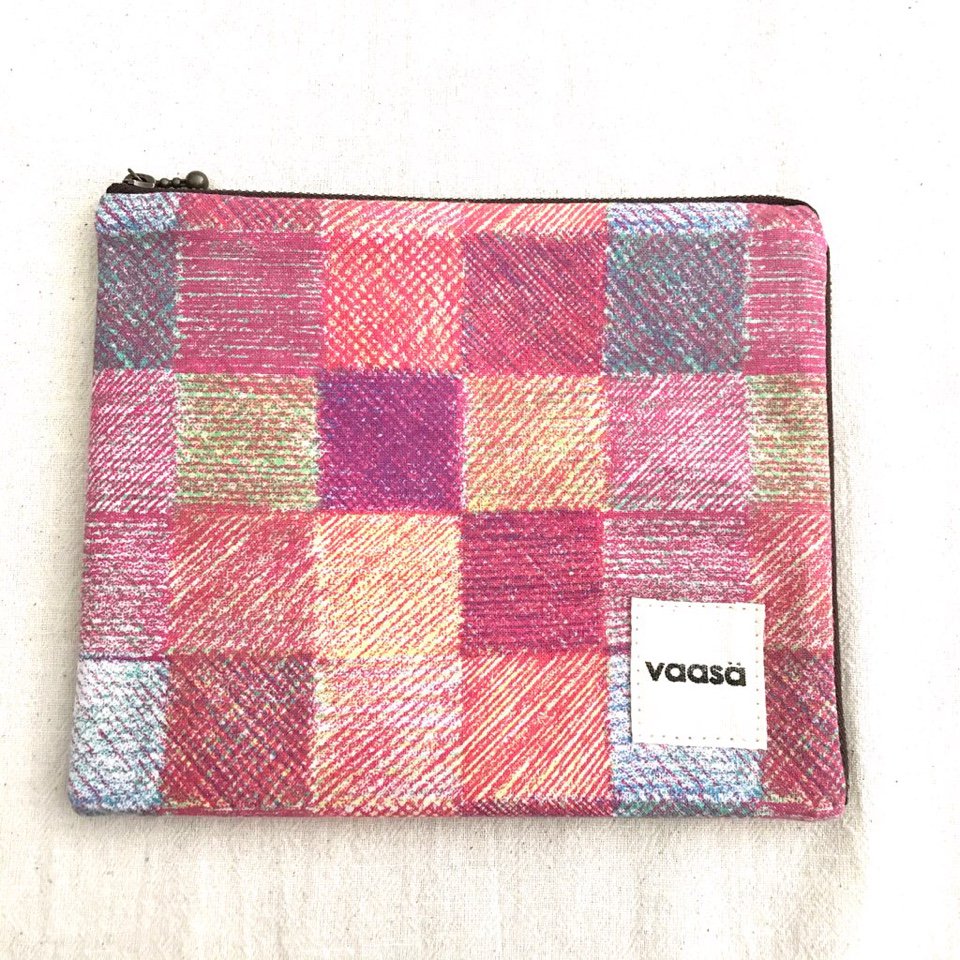 vintage fabric pouch(L)