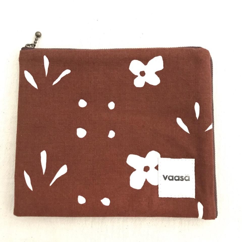 vintage fabric pouch(L)