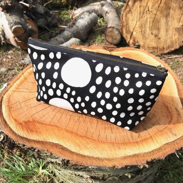 vintage fabric pouch