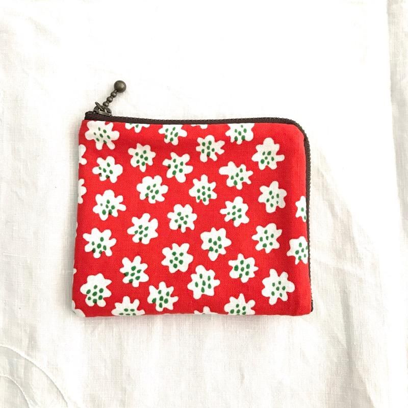 vintage fabric pouch