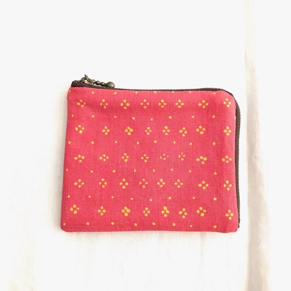 vintage fabric pouch