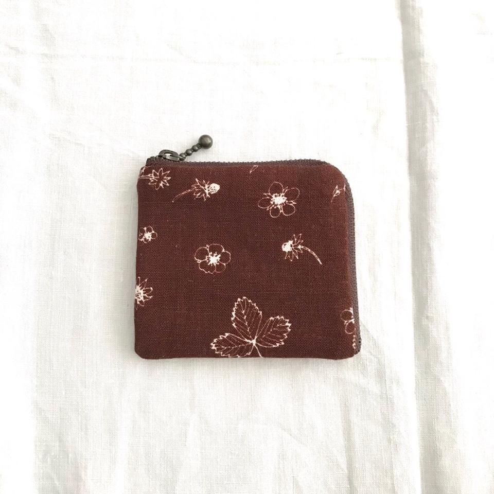 vintage fabric pouch