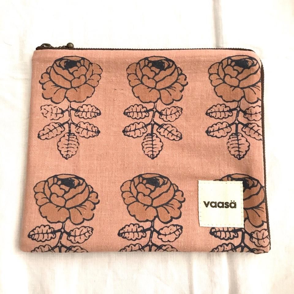 vintage fabric pouch