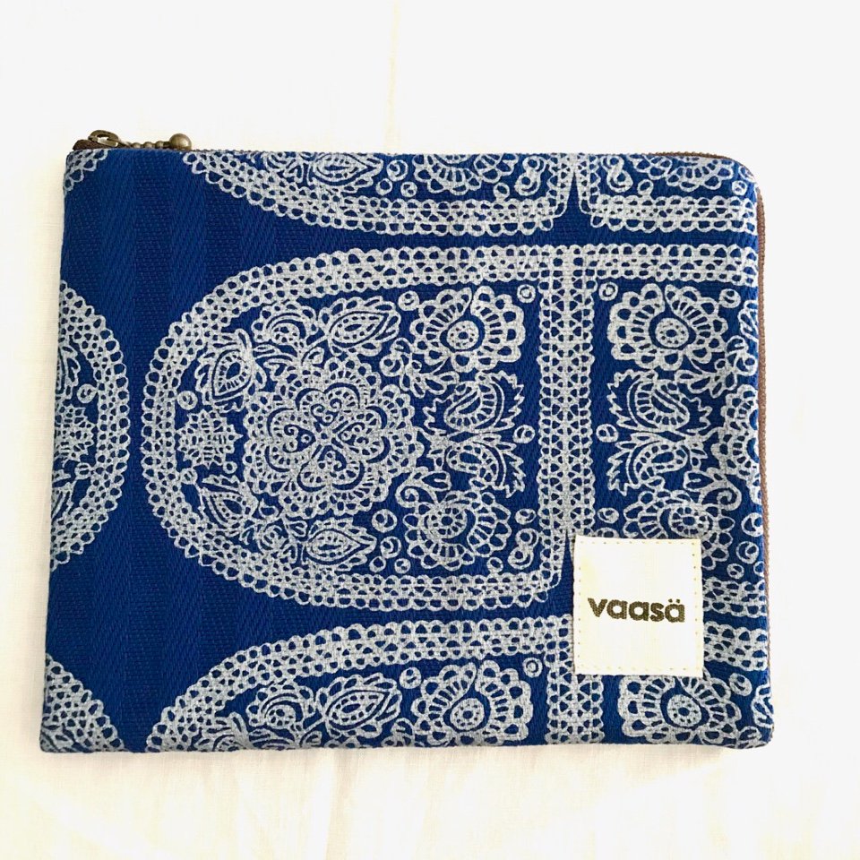 vintage fabric pouch