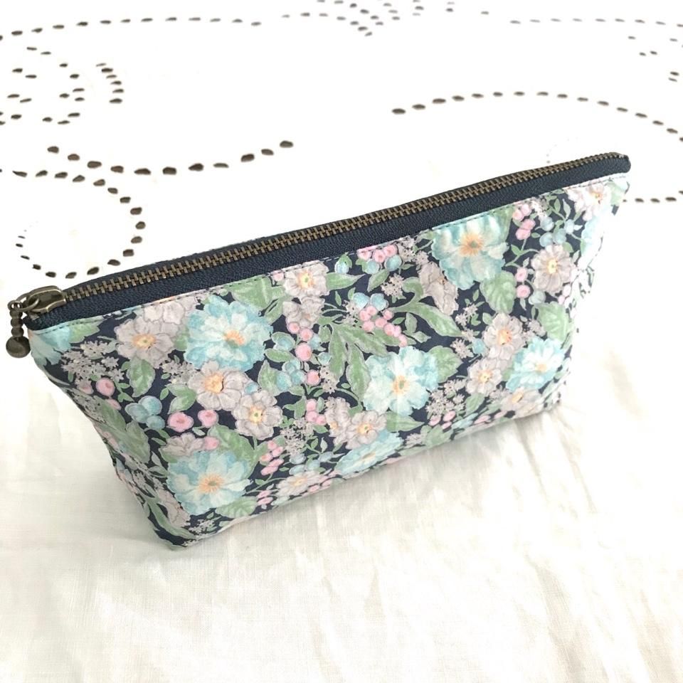 vintage fabric pouch