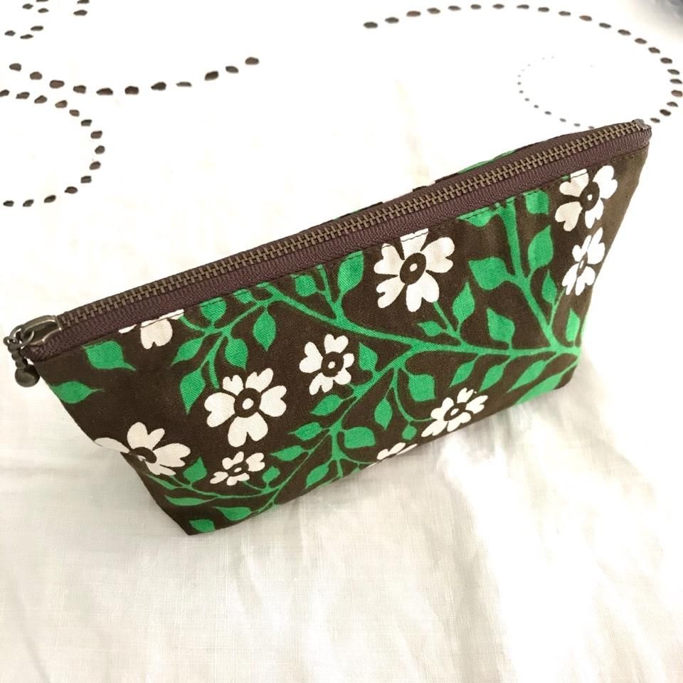 vintage fabric pouch