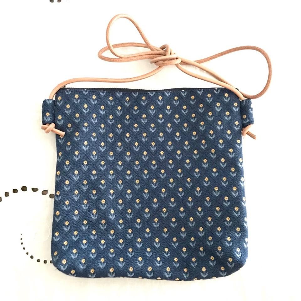 vintage fabric pouch