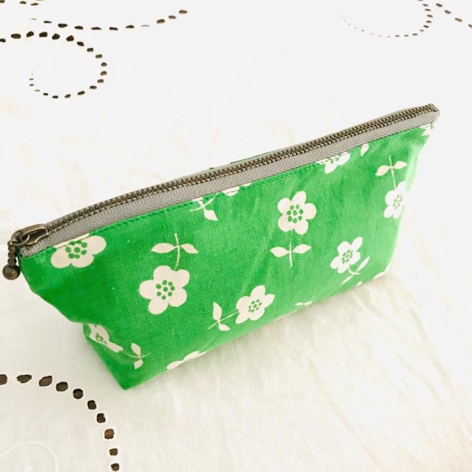 vintage fabric pouch