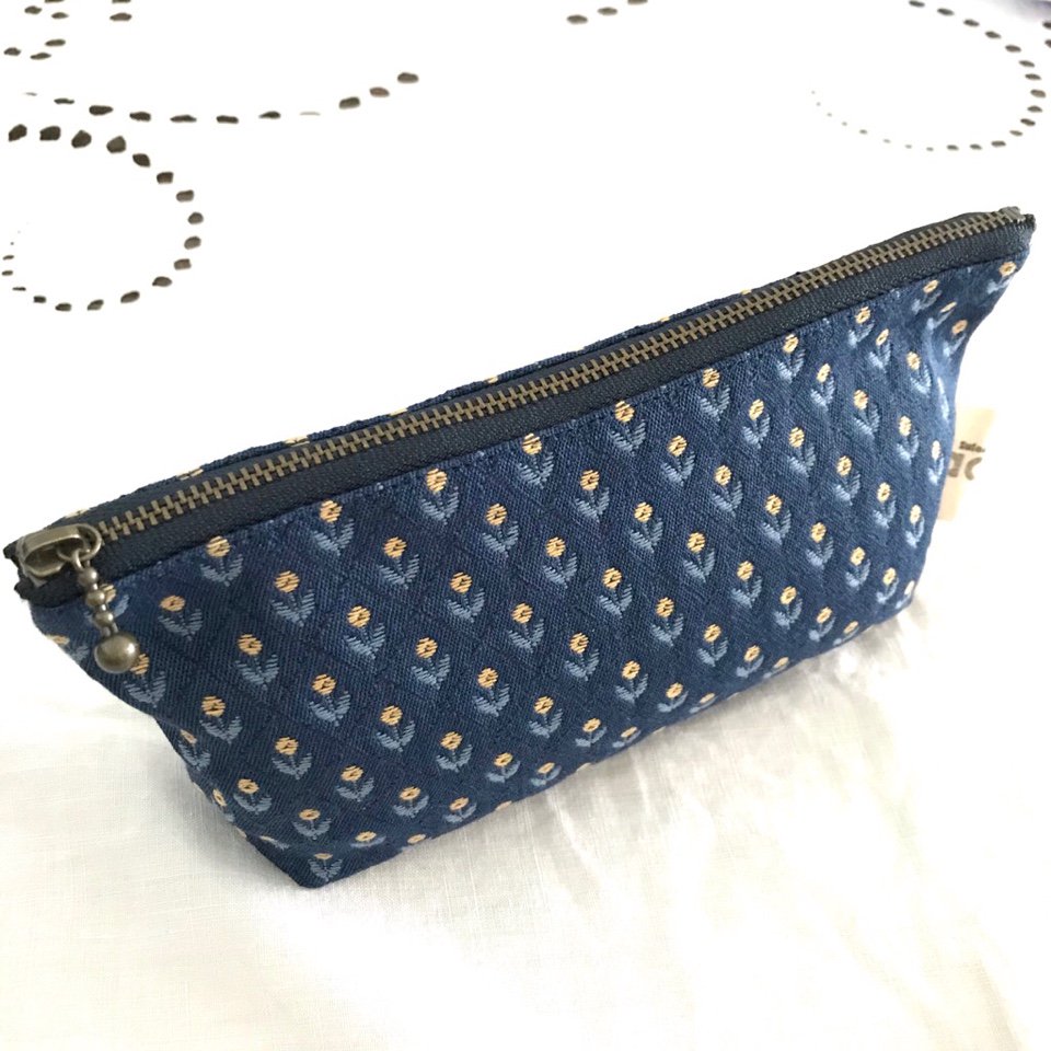 vintage fabric pouch