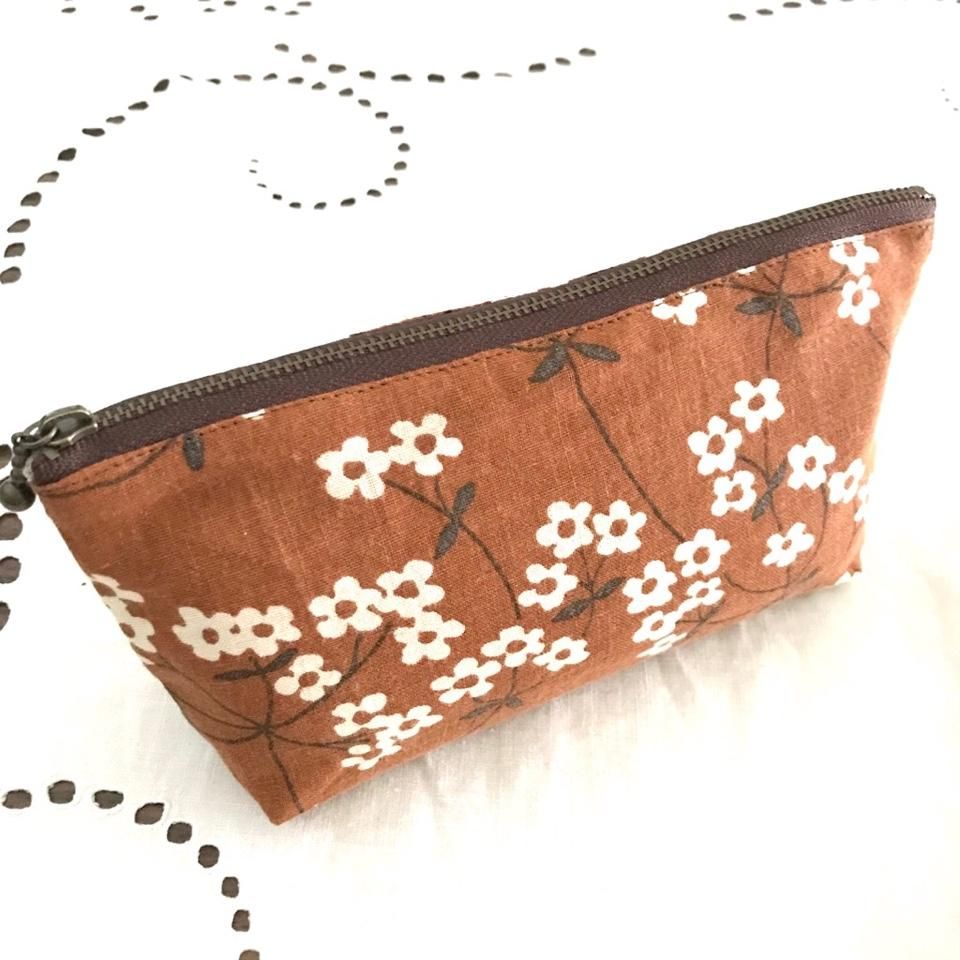 vintage fabric pouch