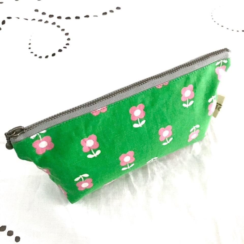 vintage fabric pouch