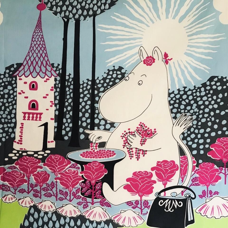 moomin fabric 