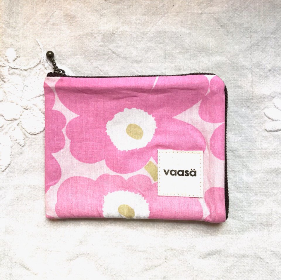 vintage fabric pouch