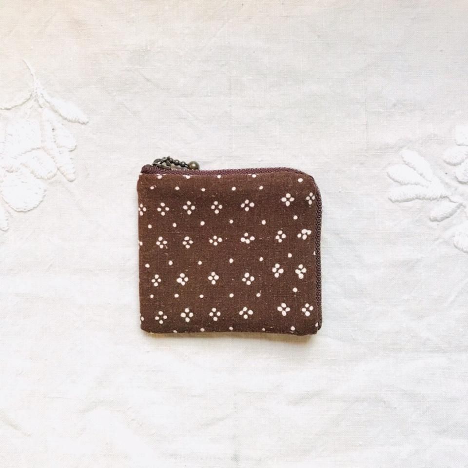 vintage fabric pouch