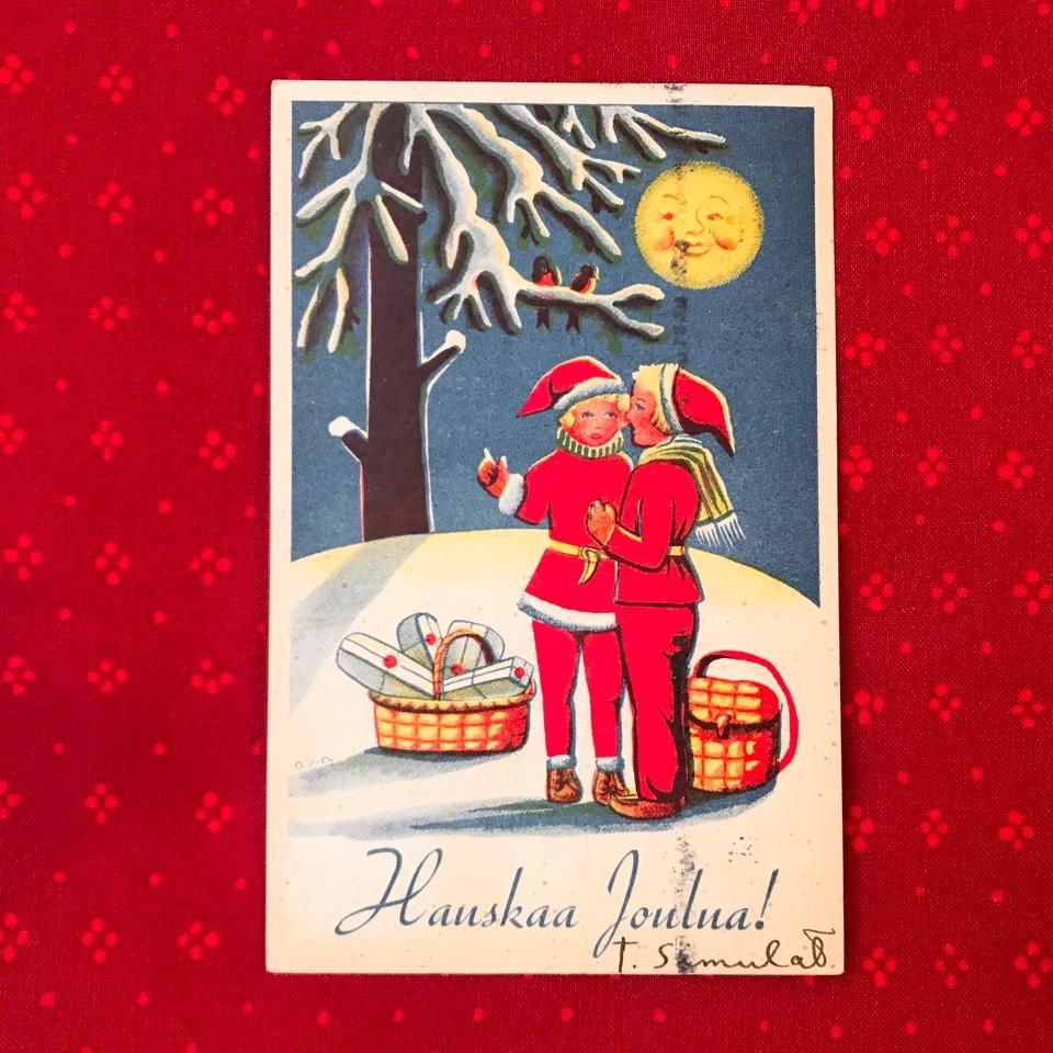 vintage christmas card