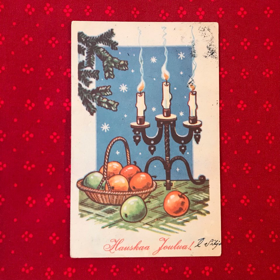 vintage christmas card