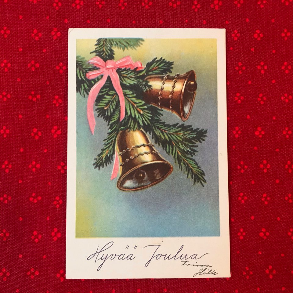 vintage christmas card