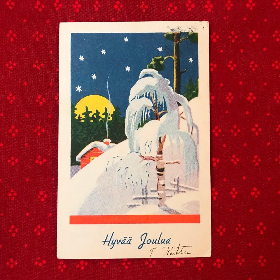 vintage christmas card