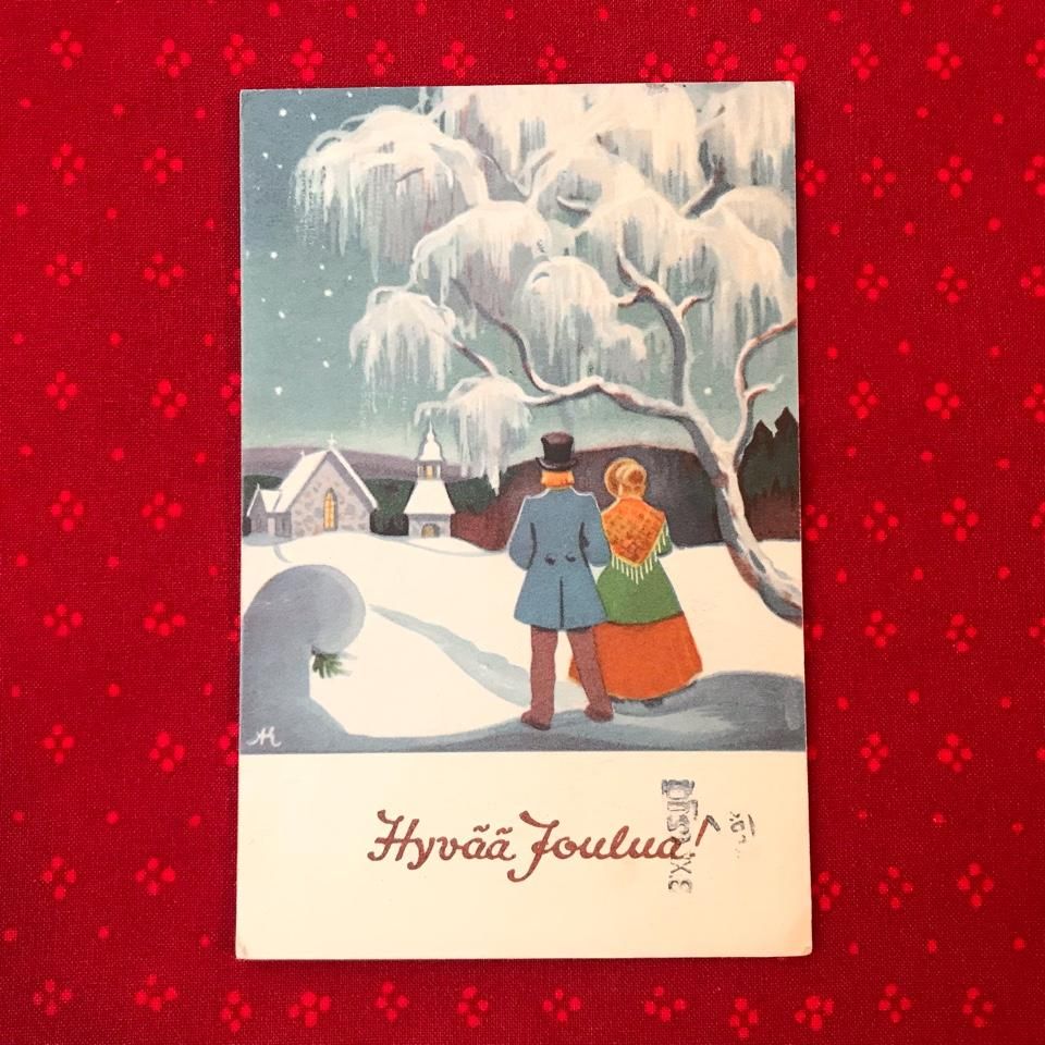 vintage christmas card