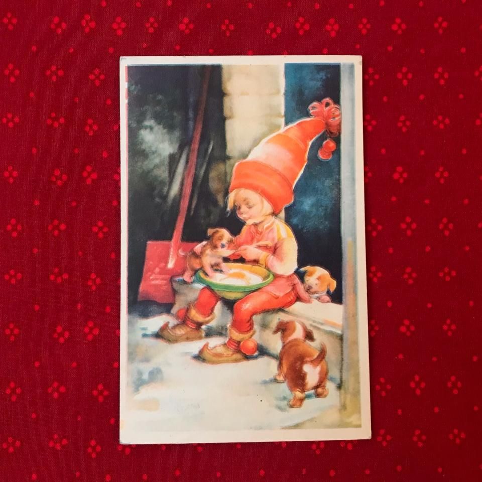 vintage christmas card