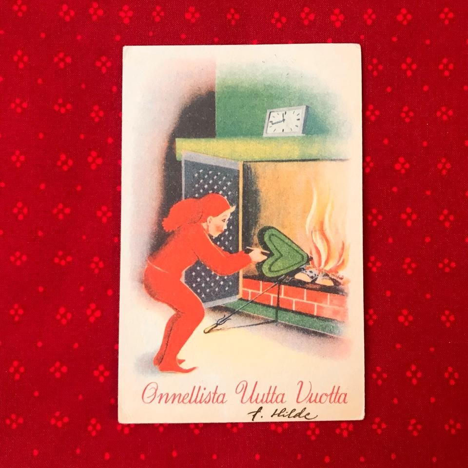 vintage christmas card