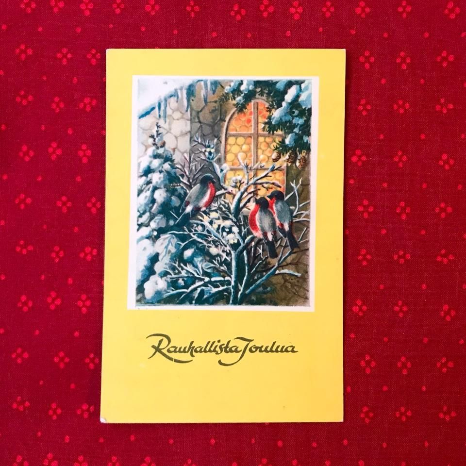 vintage christmas card