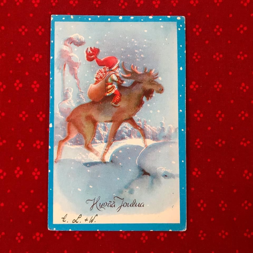 vintage christmas card