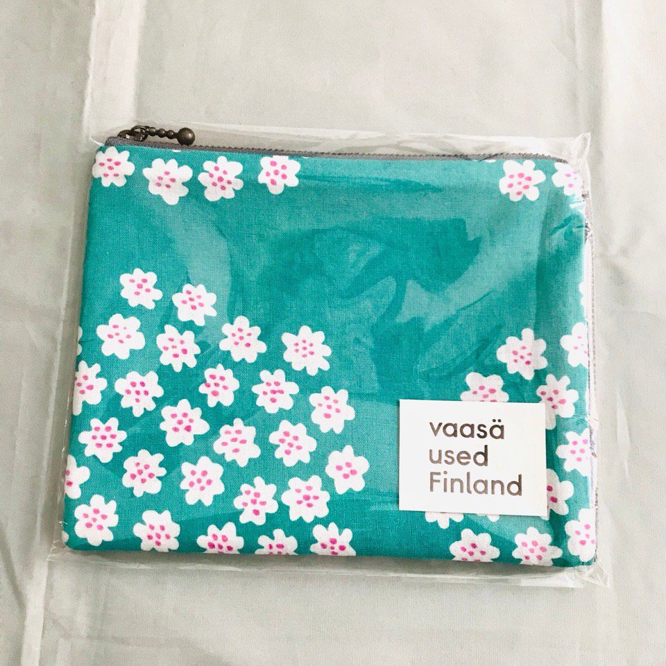 vintage fabric pouch