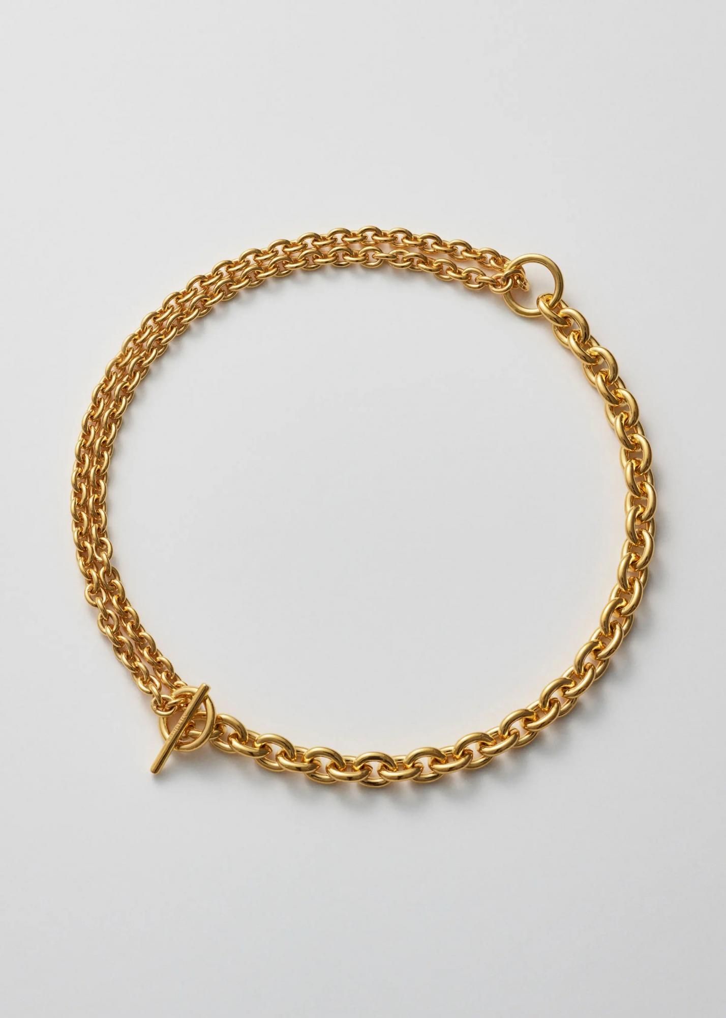 All Blues DOUBLE NECKLACE 42cmGOLD