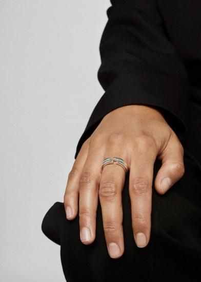 All Blues SQUARE RING THIN - Bechics official online store All Blues SQUARE RING THIN - Bechics official online store
