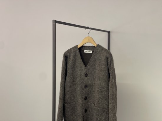 OURLEGACY CARDIGAN（MOLE GREY MOHAIR） - Bechics official online store