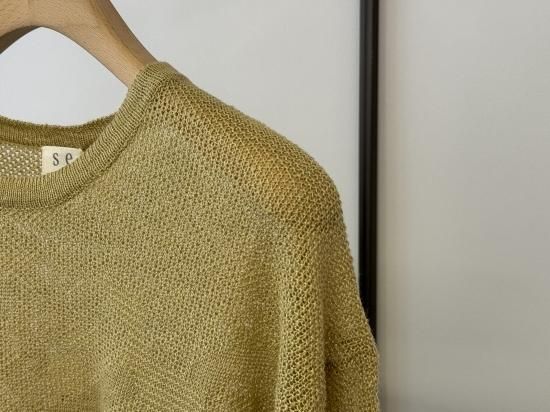 seya. KOMOREBI JACQUARD SWEATER - Bechics official online store seya. KOMOREBI JACQUARD SWEATER - Bechics official online store