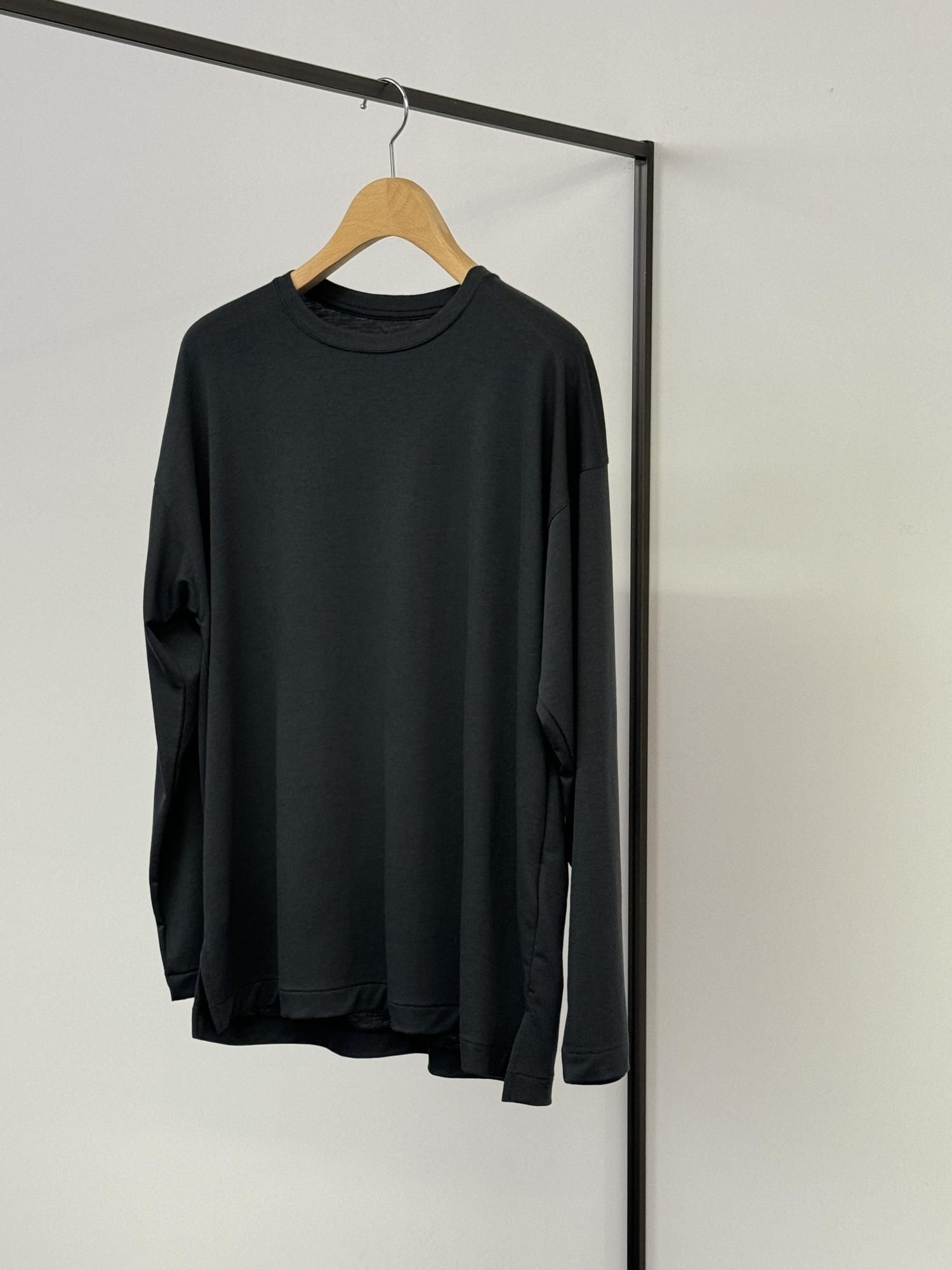 BATONER DRY WOOL LONG T-SHIRT - Bechics official online store