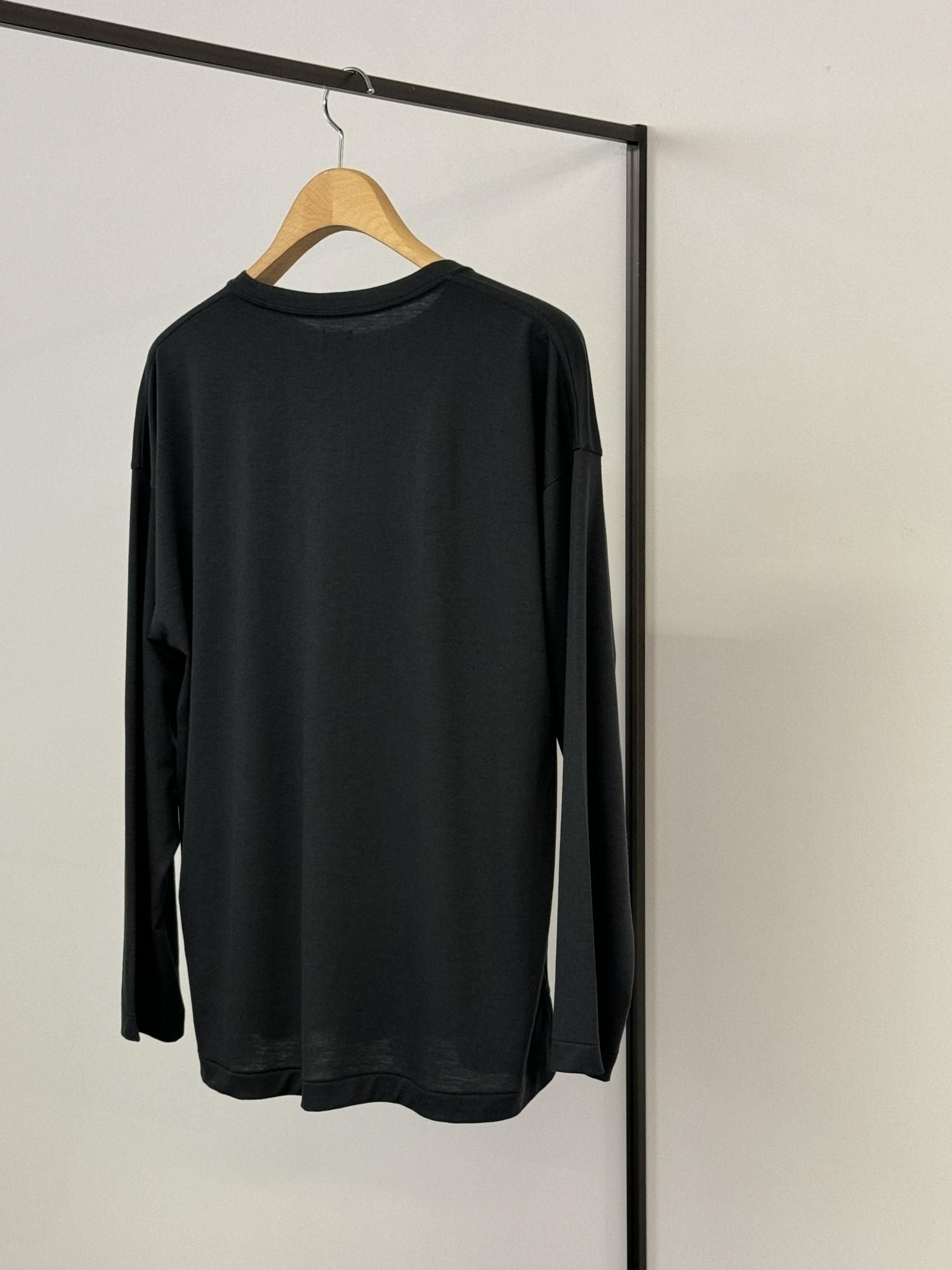 BATONER DRY WOOL LONG T バトナー ドライ ウール 黒 3 BATONER DRY WOOL LONG T バトナー ドライ ウール 黒 3 BATONER