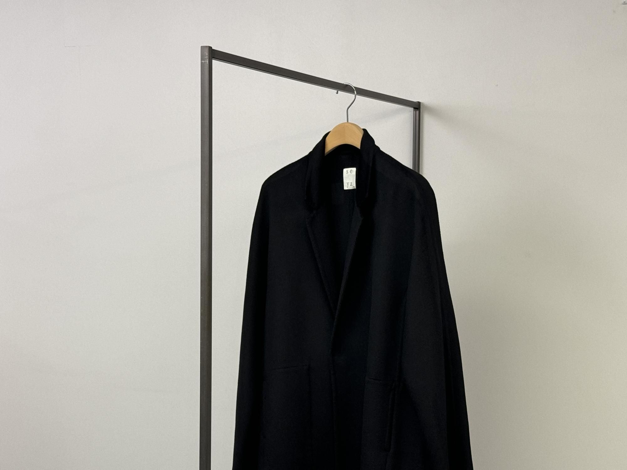 seya. DOUBLE FACE CHRIS HALF COAT