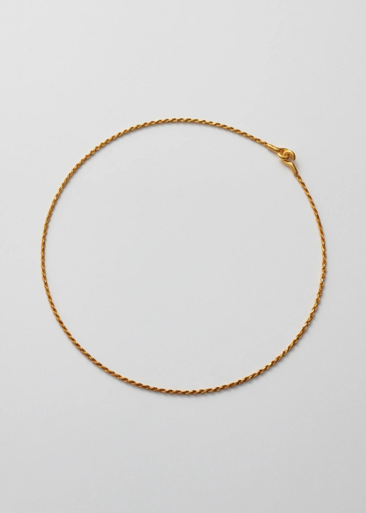 All Blues ROPE NECKLACE THIN 47cm（GOLD） - Bechics official