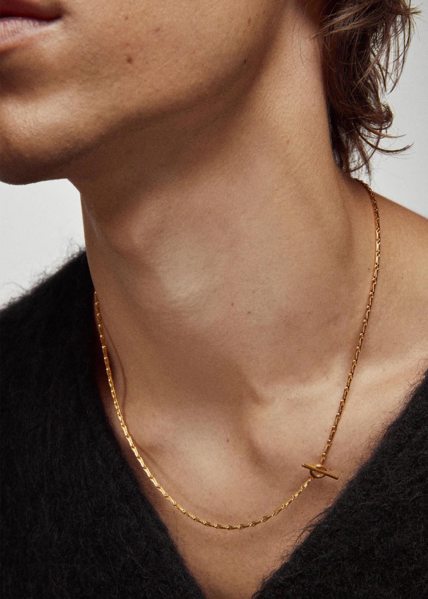 All Blues FOLD NECKLACE 52cm（GOLD） - Bechics official