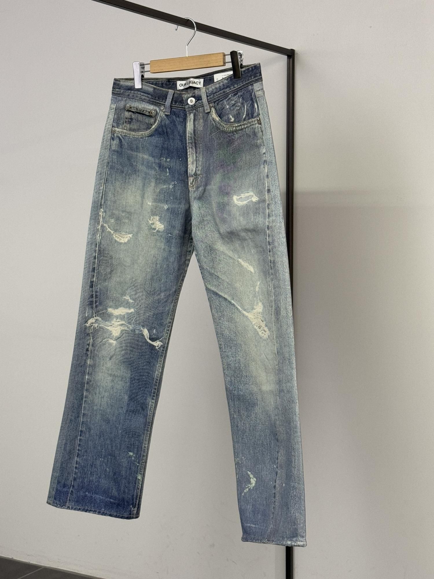OUR LEGACY THIRD CUT28 正規品 ☆OUR LEGACY☆JEANS (THIRD CUT DIGITAL DENIM PRINT) (OUR