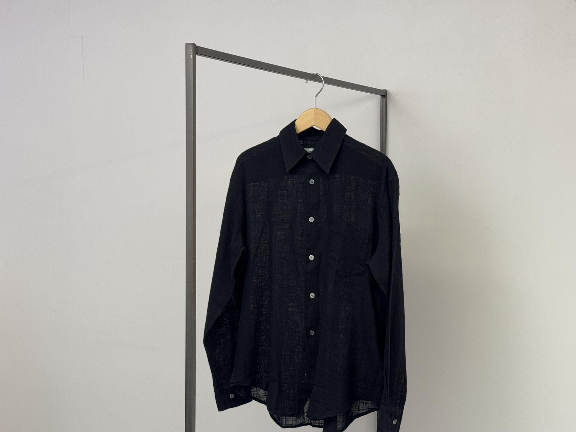 OUR LEGACY COCO SHIRT(WASHED BLACK AIR COTTON) - Bechics OUR LEGACY COCO SHIRT(WASHED BLACK AIR COTTON) - Bechics