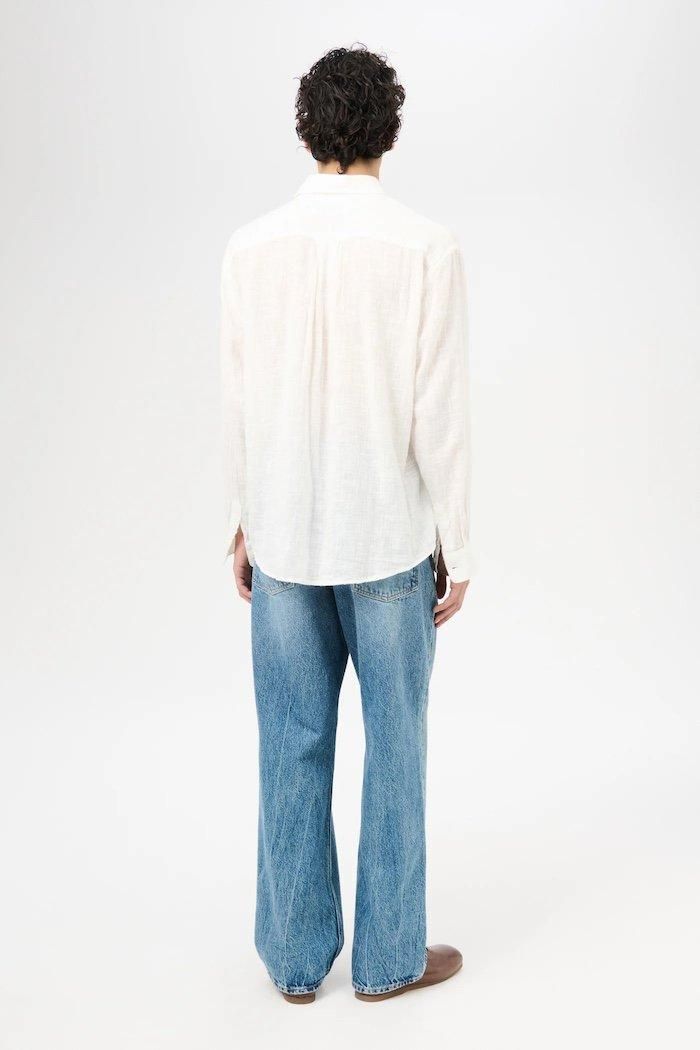 トップス our legacy coco shirt white 46 OUR LEGACY COCO SHIRT（OFF WHITE AIR COTTON） - Bechics