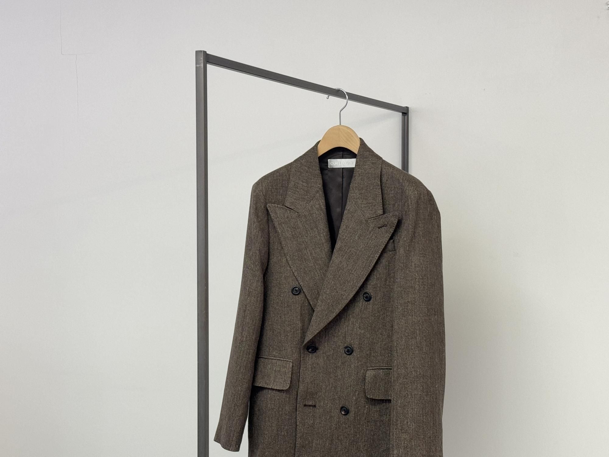 ジャケット・アウター OURLEGACY SHRP DB BLAZER OUR LEGACY - SHARP DB BLAZER Black Experienced Viscose | River
