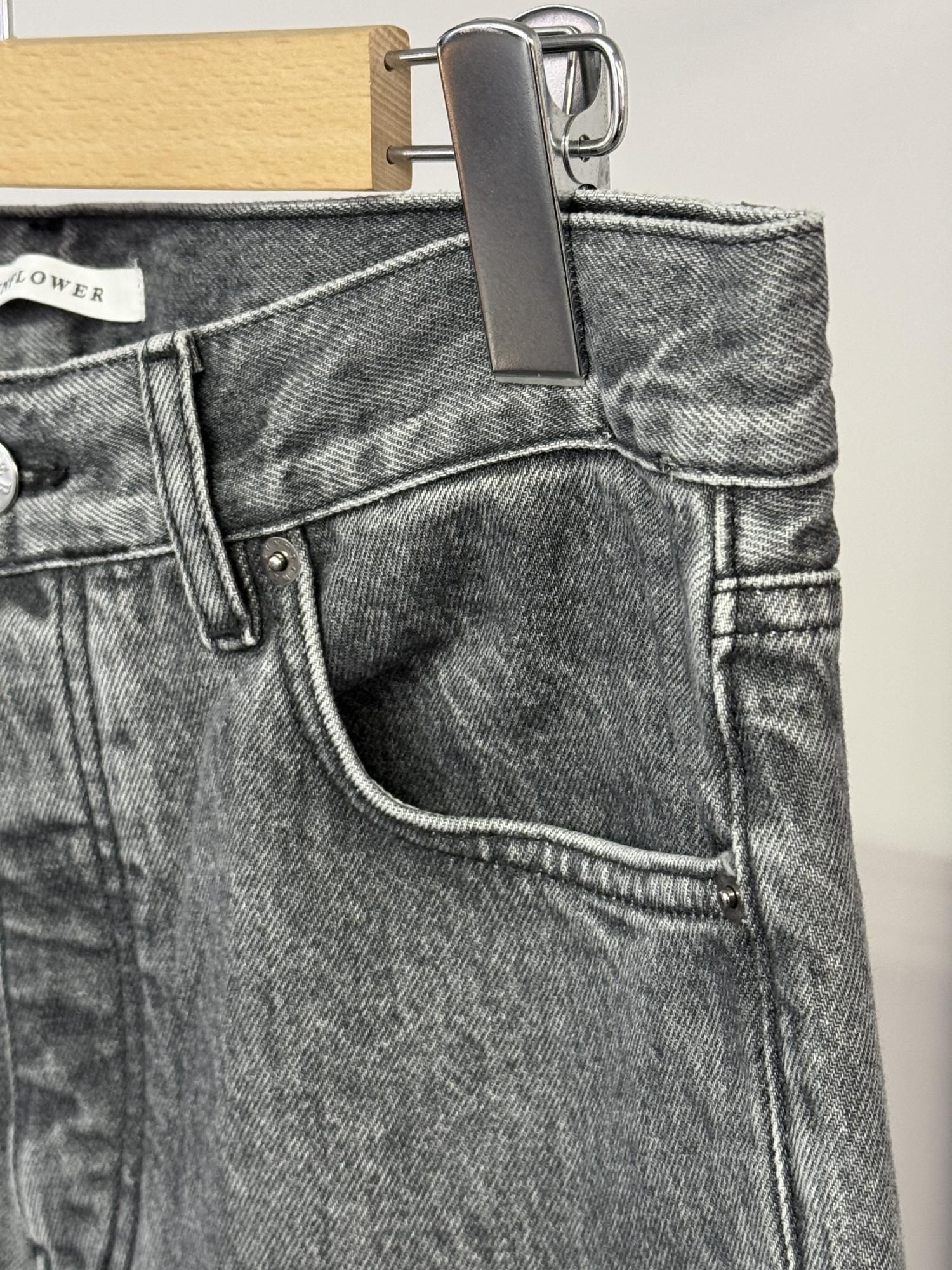 SUNFLOWER STRAIGHT TWIST（WASHED GREY） - Bechics official