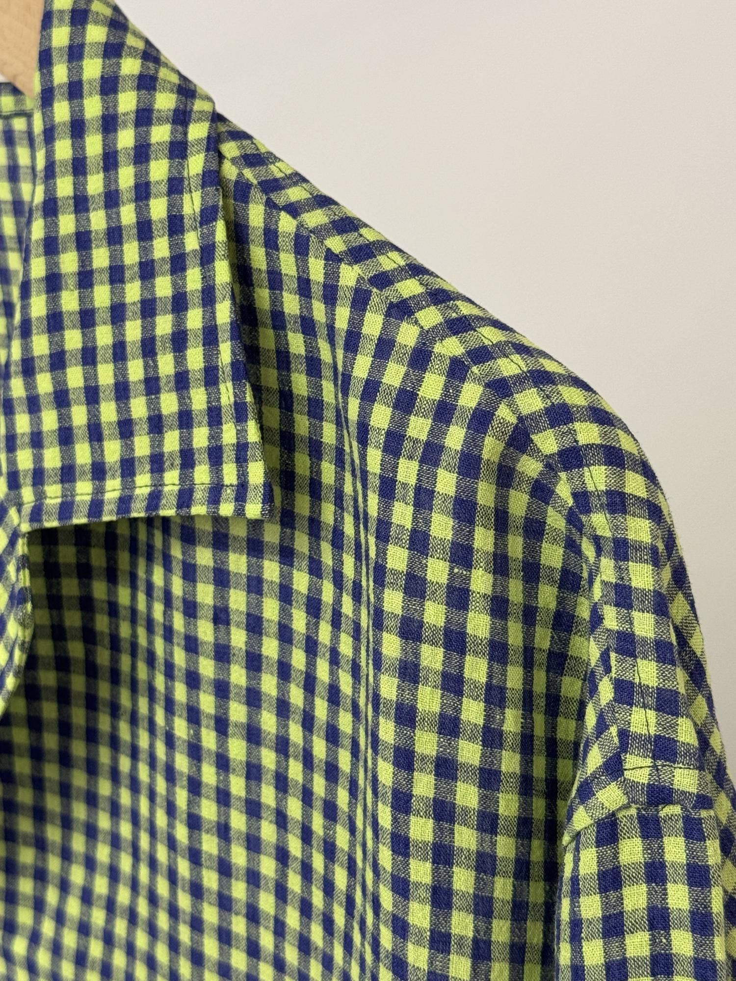 で*ん様 ラ*ス様 Cale (カル) ウォーターツイストリネン 3B シャツジ Cale (カル) ウォーターツイストリネンシャツジャケット / Blue