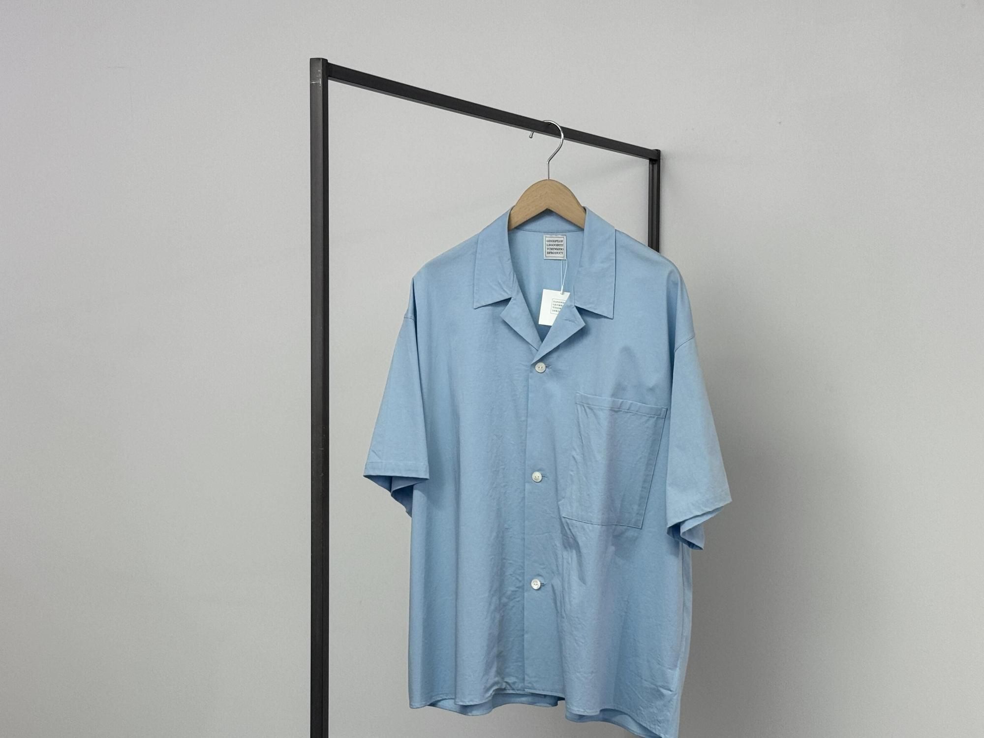 GGG OPEN COLLAR SHORT SLEEVE SHIRT