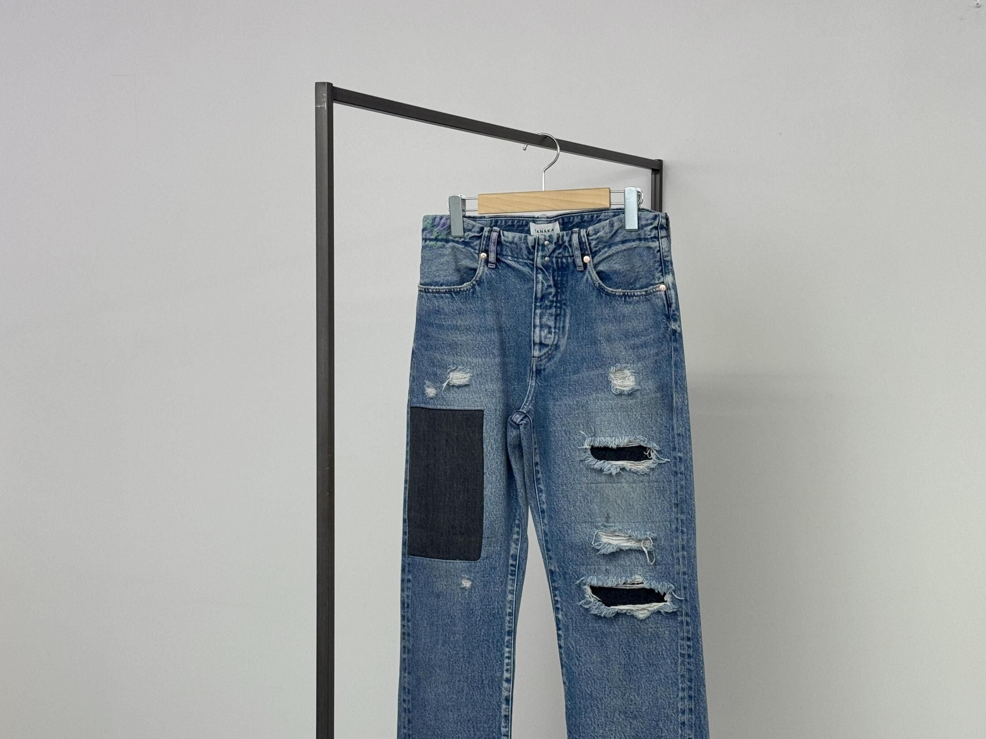 TANAKA STRAIGHT JEAN TROUSERS50s BLUE