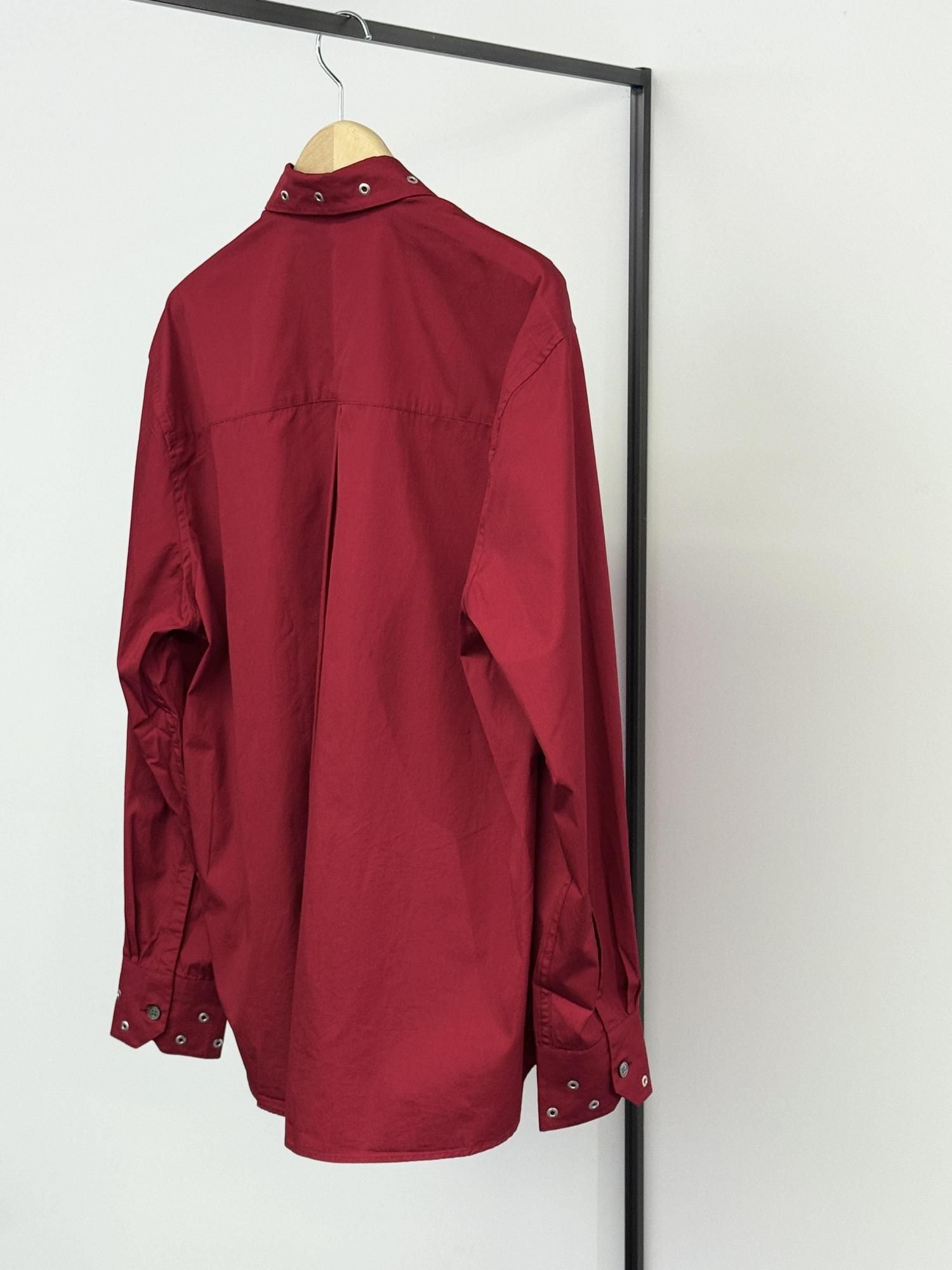 OUR LEGACY ABOVE SHIRT（Lipstick Red Super Poplin） - Bechics