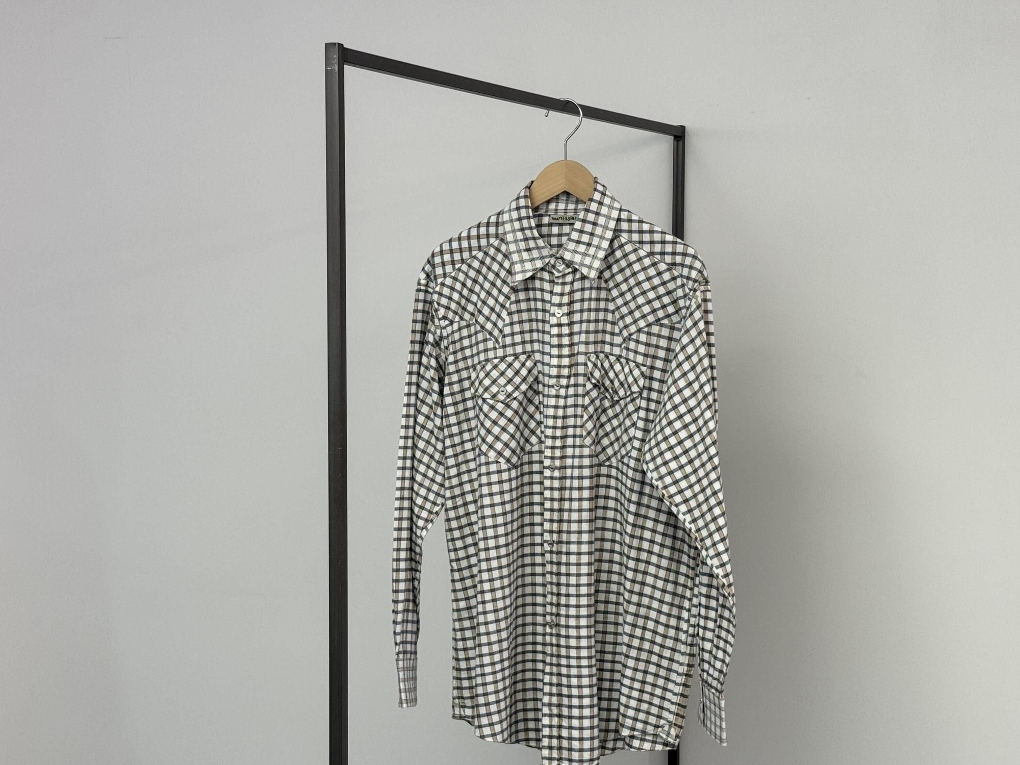 MAATEE&SONS GUPTA WESTERN(WHITE PLAID)